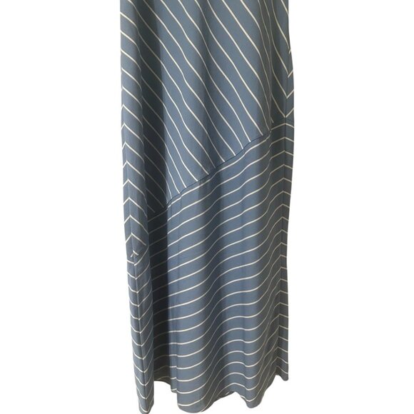 Jenni Kayne Kendall Slip Dress Size S Vintage Blue Stripe Minimalist Chic Modern - Picture 8 of 11
